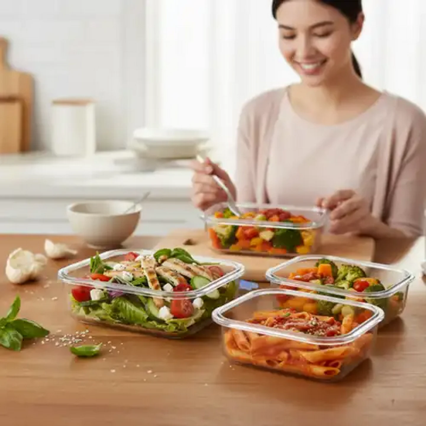 Image of Hyper Value Glass Container Set 16-Piece
