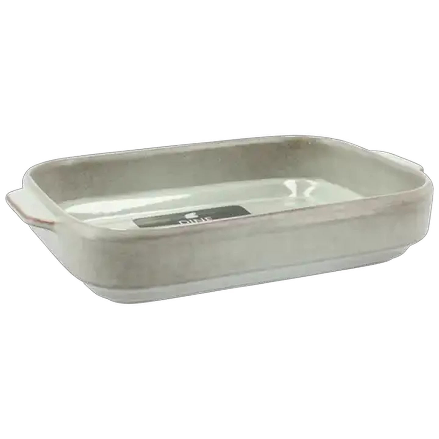 Image of Dine Ceramic Ware Reactive Grey Rectangle Baker 33.8cm