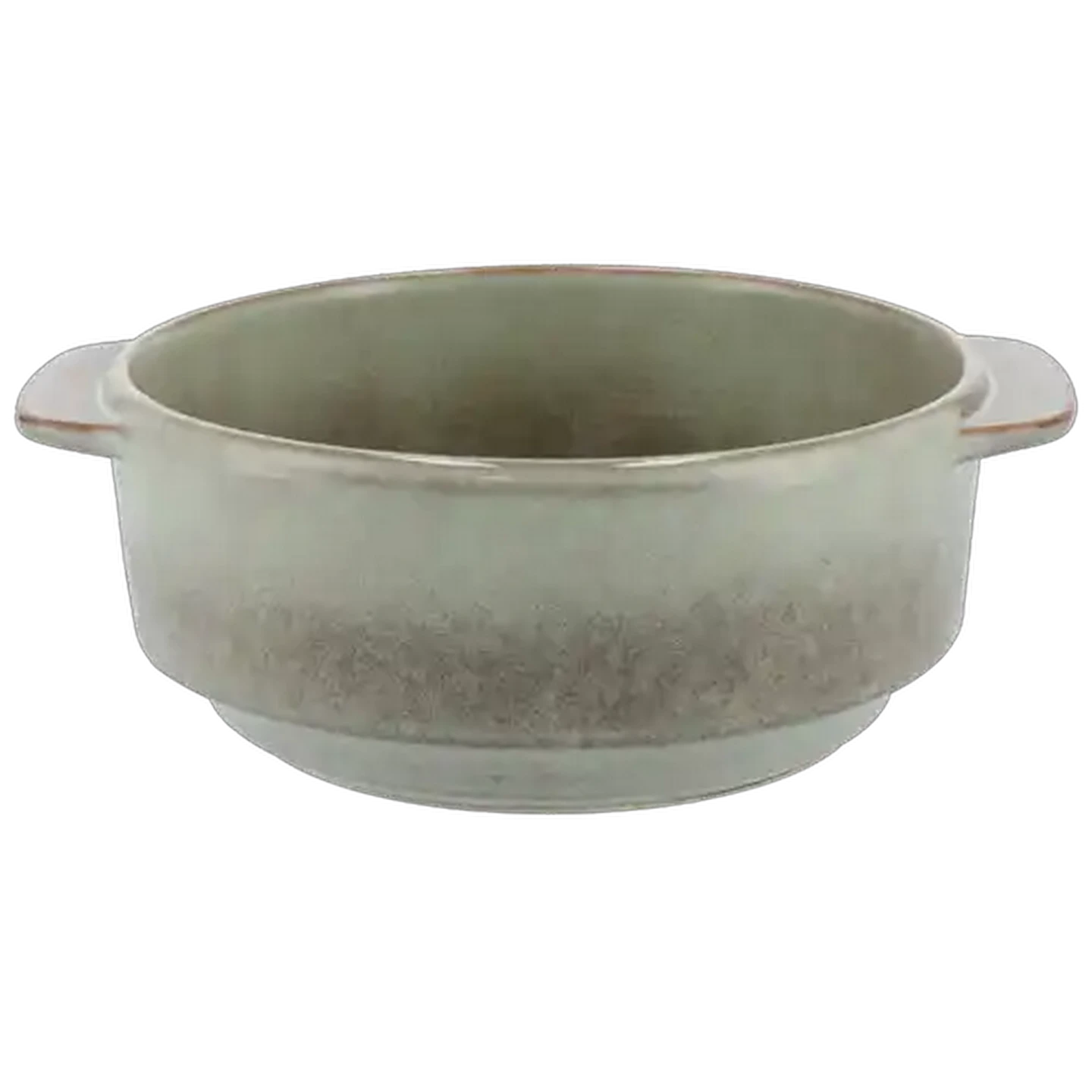 Image of Dine Ceramic Ware Grey Reactive Round Casserole 25cm