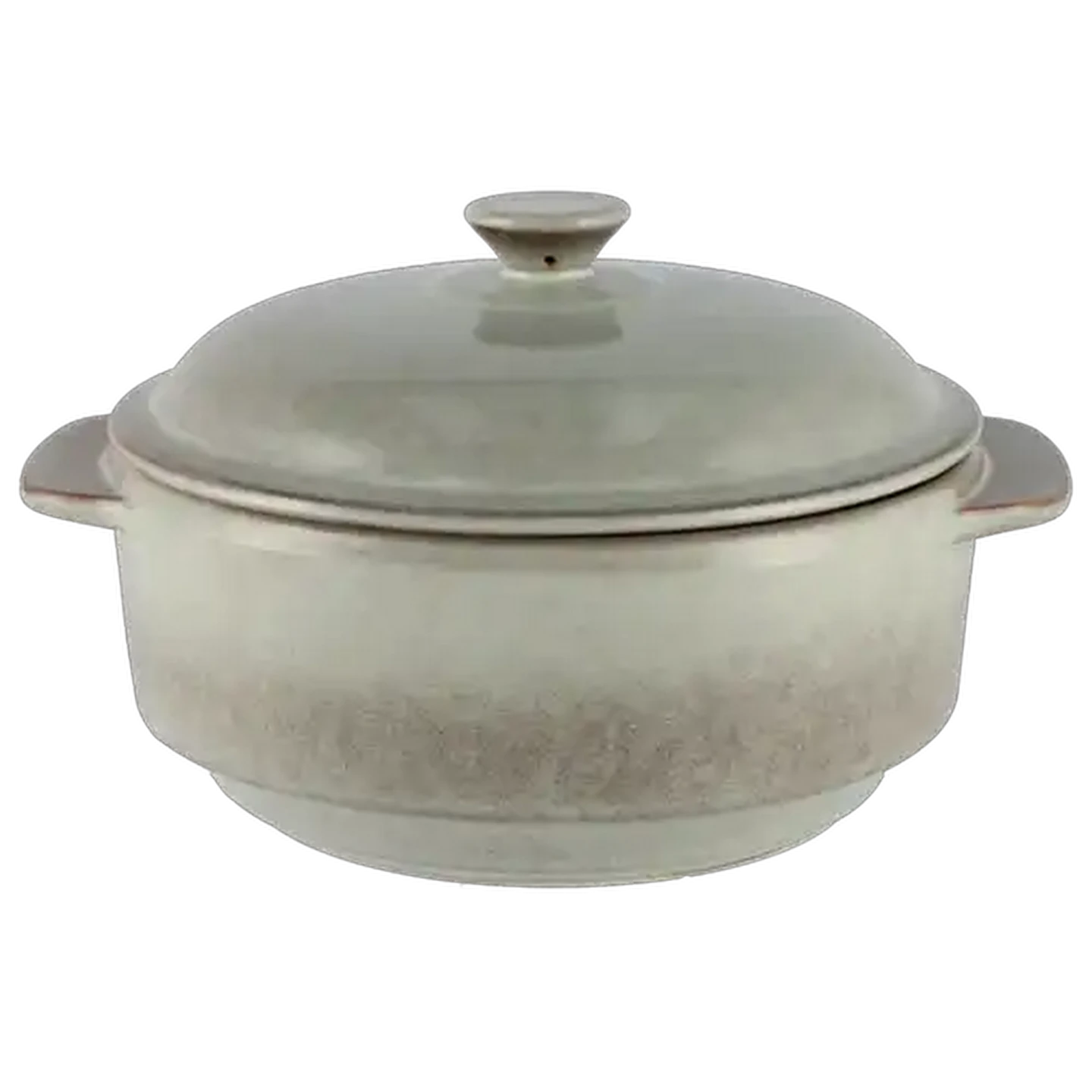 Image of Dine Ceramic Ware Grey Reactive Round Casserole 25cm