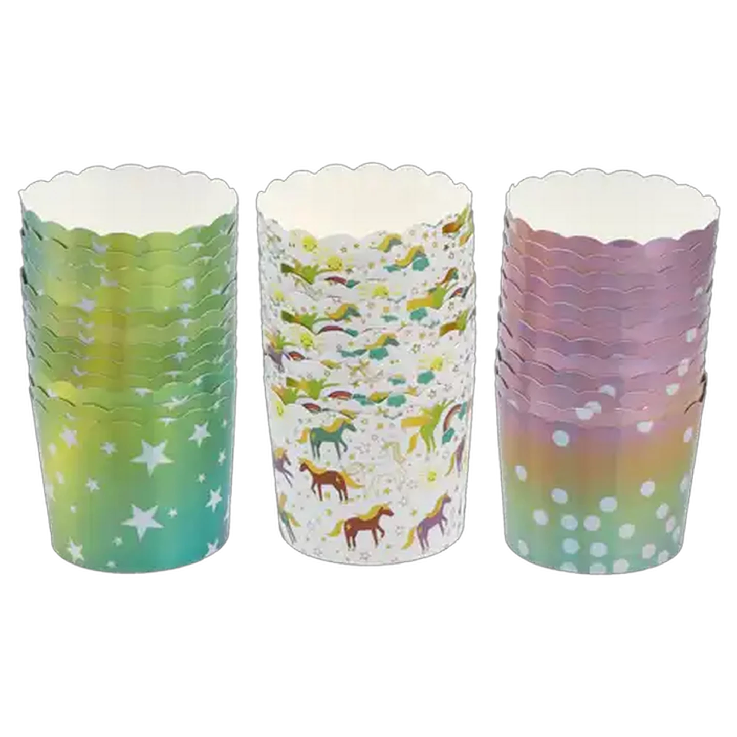 Image of Millini Unibow Cupcake Cases 12 Piece (Design May Vary)