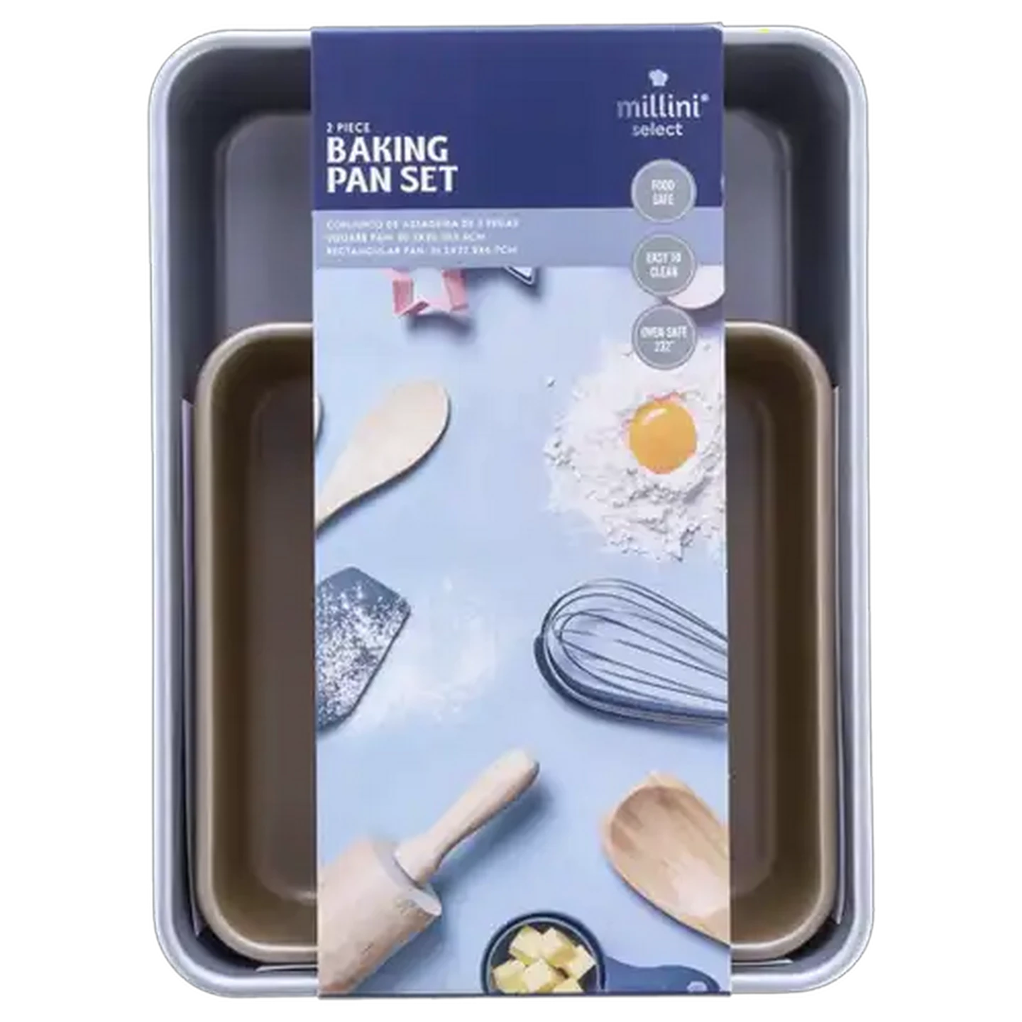 Image of Millini Non Sticking Baking Pan Set 2 Piece