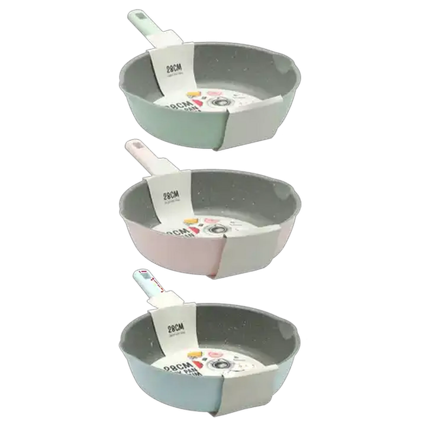 Image of Lily Aluminium Deep Fry Pan 28cm (Colour May Vary)