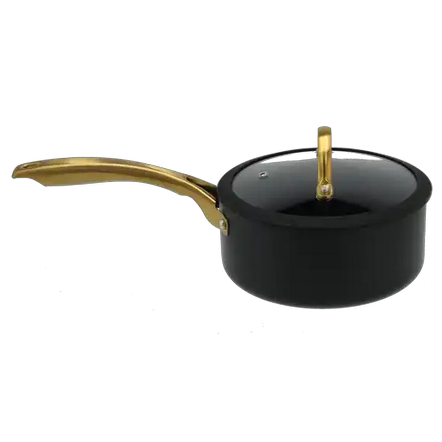 Image of Indulge Black Non Stick Sauce Pan 18cm