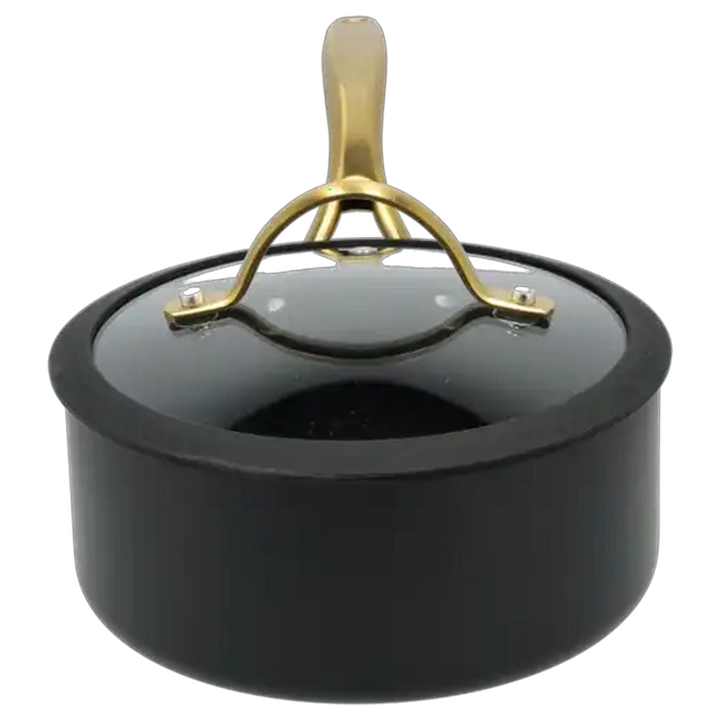 Image of Indulge Black Non Stick Sauce Pan 18cm