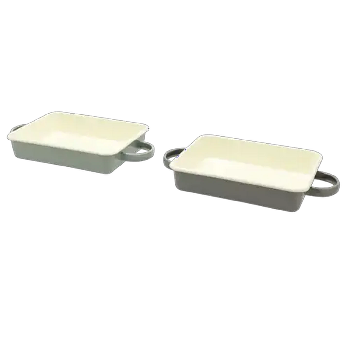 Image of Vintage Enamel Lasagna Roaster 27cm