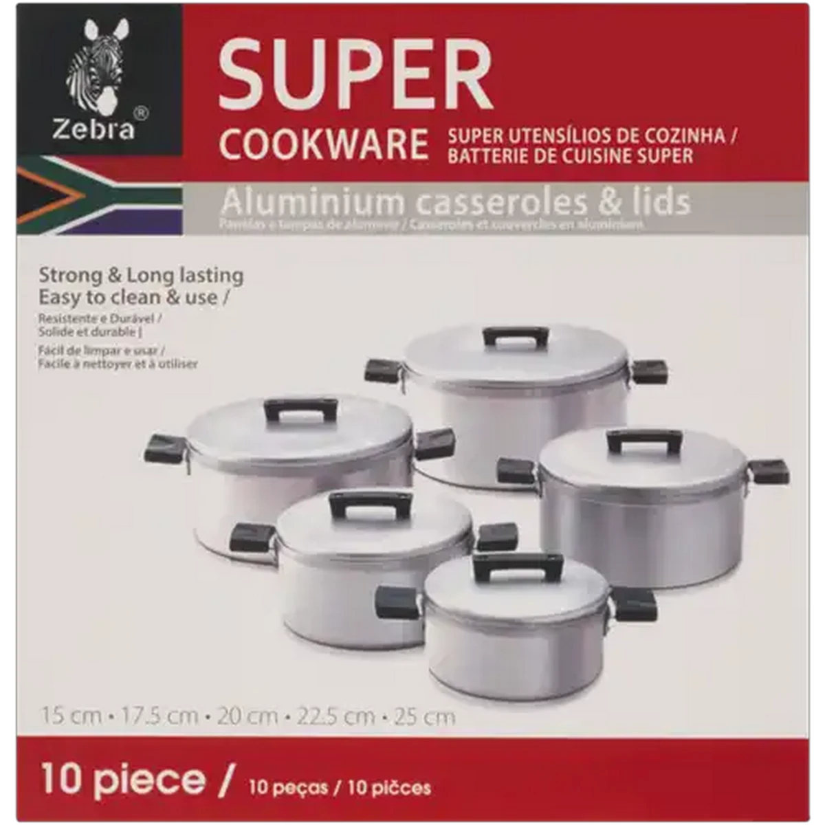 Checkers Sixty60 | Zebra Super Casserole Cookware Set 10-Piece