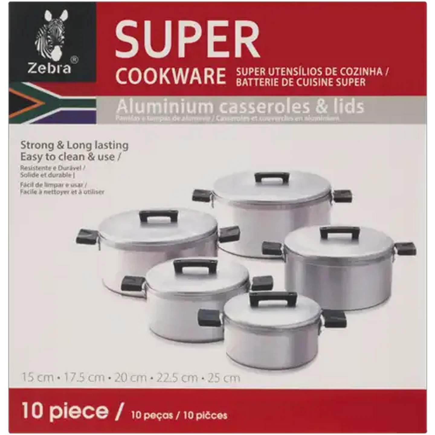 Checkers Sixty60 | Zebra Super Casserole Cookware Set 10-Piece