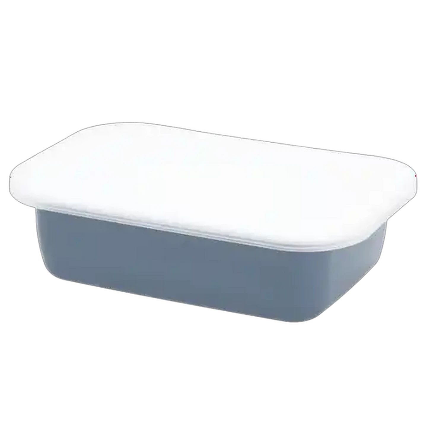 Image of Vintage Enamel Roaster with Lid 23cm (Colour May Vary)