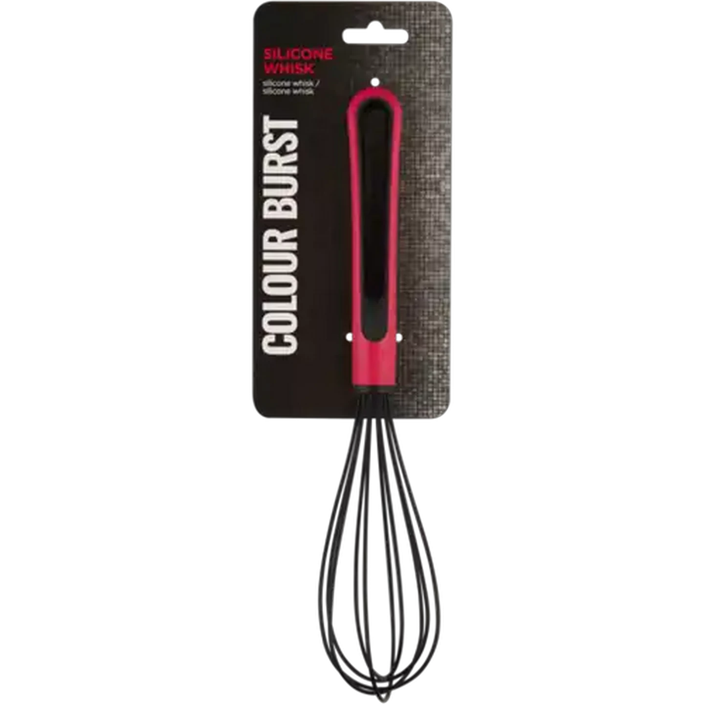 Image of Colour Burst Black & Red Silicone Whisk