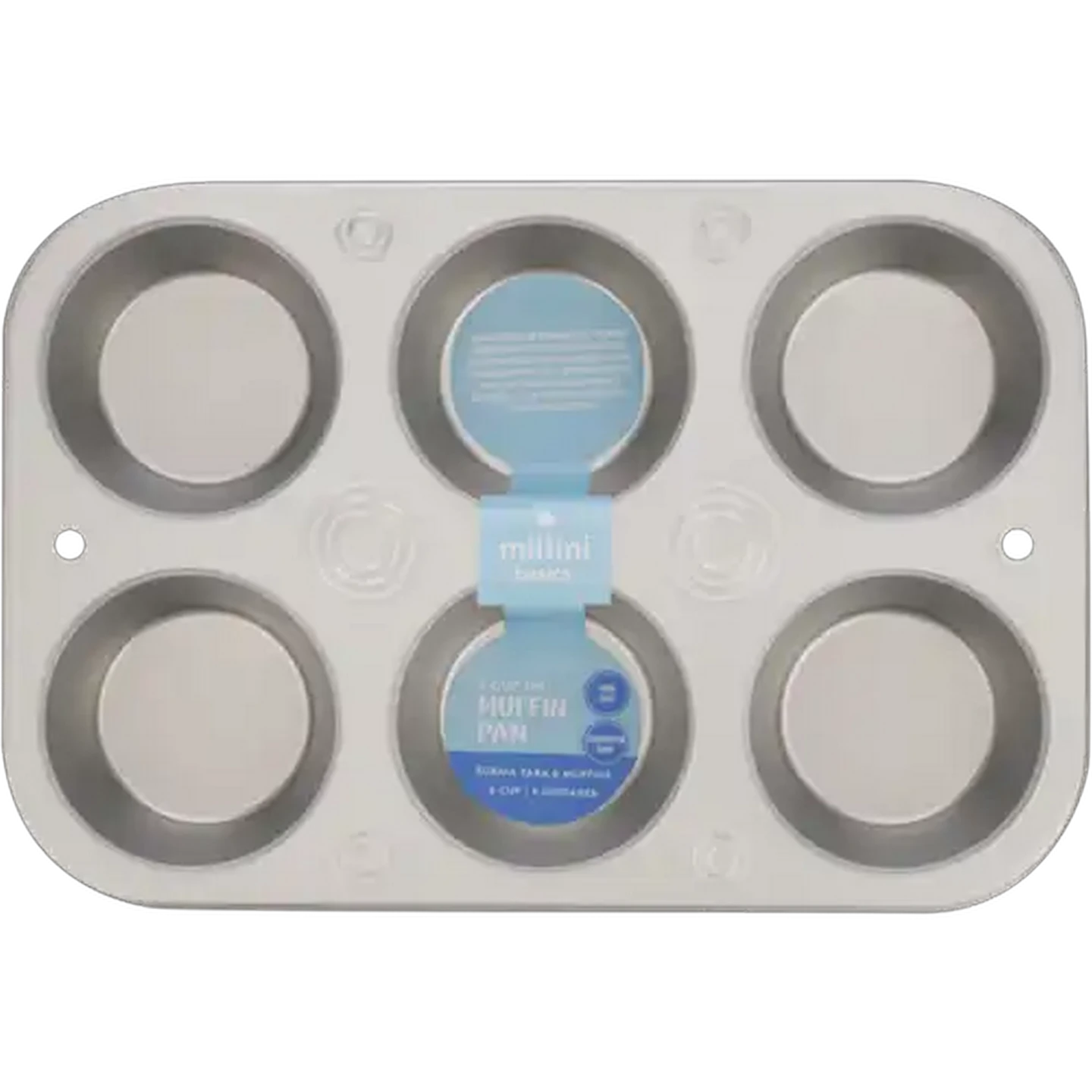 Image of Millini 6-Cup Tin Muffin Pan