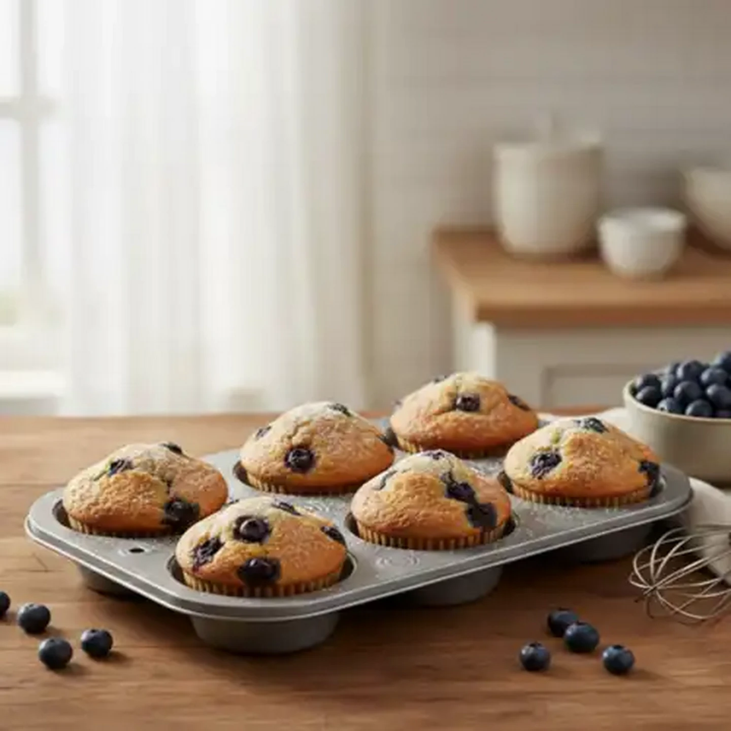 Image of Millini 6-Cup Tin Muffin Pan