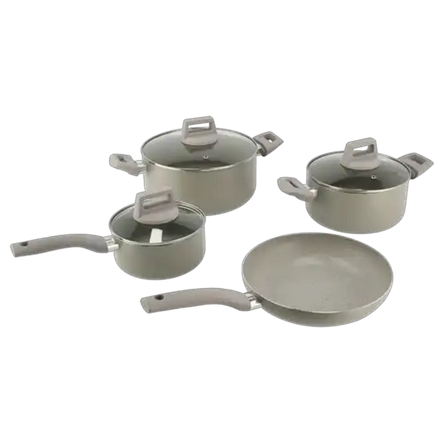 Image of Quisimo Pressed Aluminium Cookware Set 7-Piece