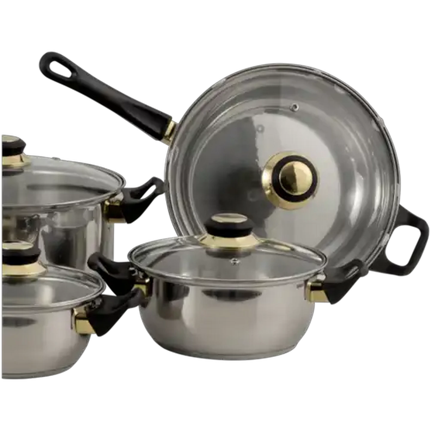 Image of Silver Steam Cookware Set 12 Piece