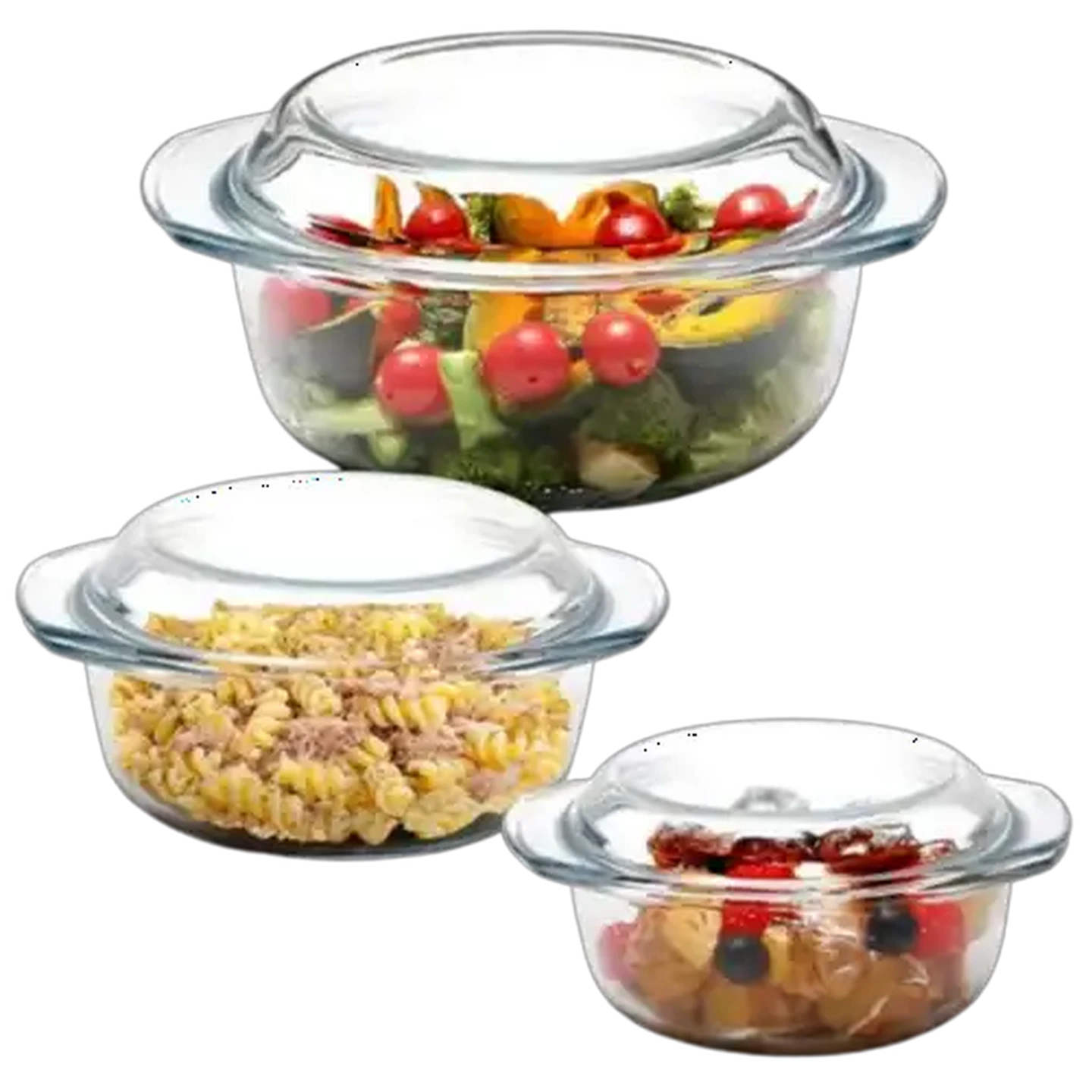 Image of Cook & Serve Glass Casserole Set 2-Piece