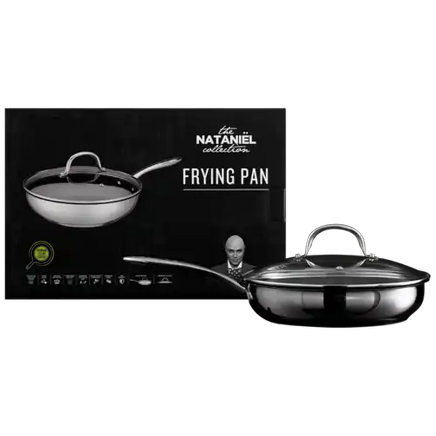 Image of The Nataniël Collection Stainless Steel Frypan 26cm