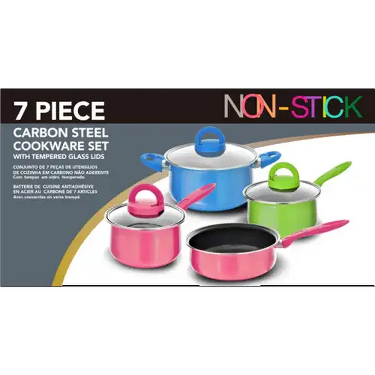カーペンター BF 60-170 UH 70-190 セット Checkers Sixty60 | Carbon Steel Cookware Set 7 Piece