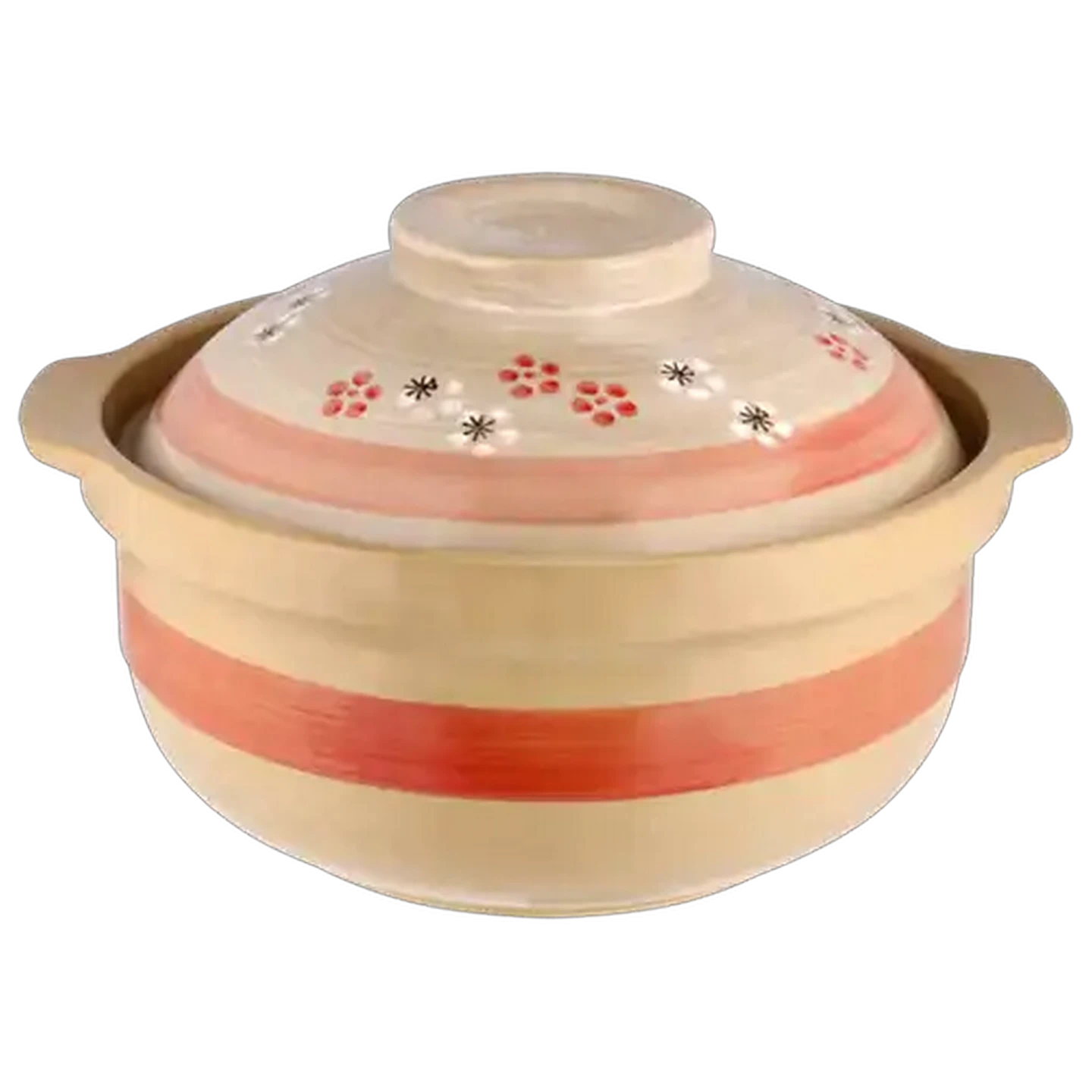 Image of Donabe Casserole Round Clay Pot 25cm