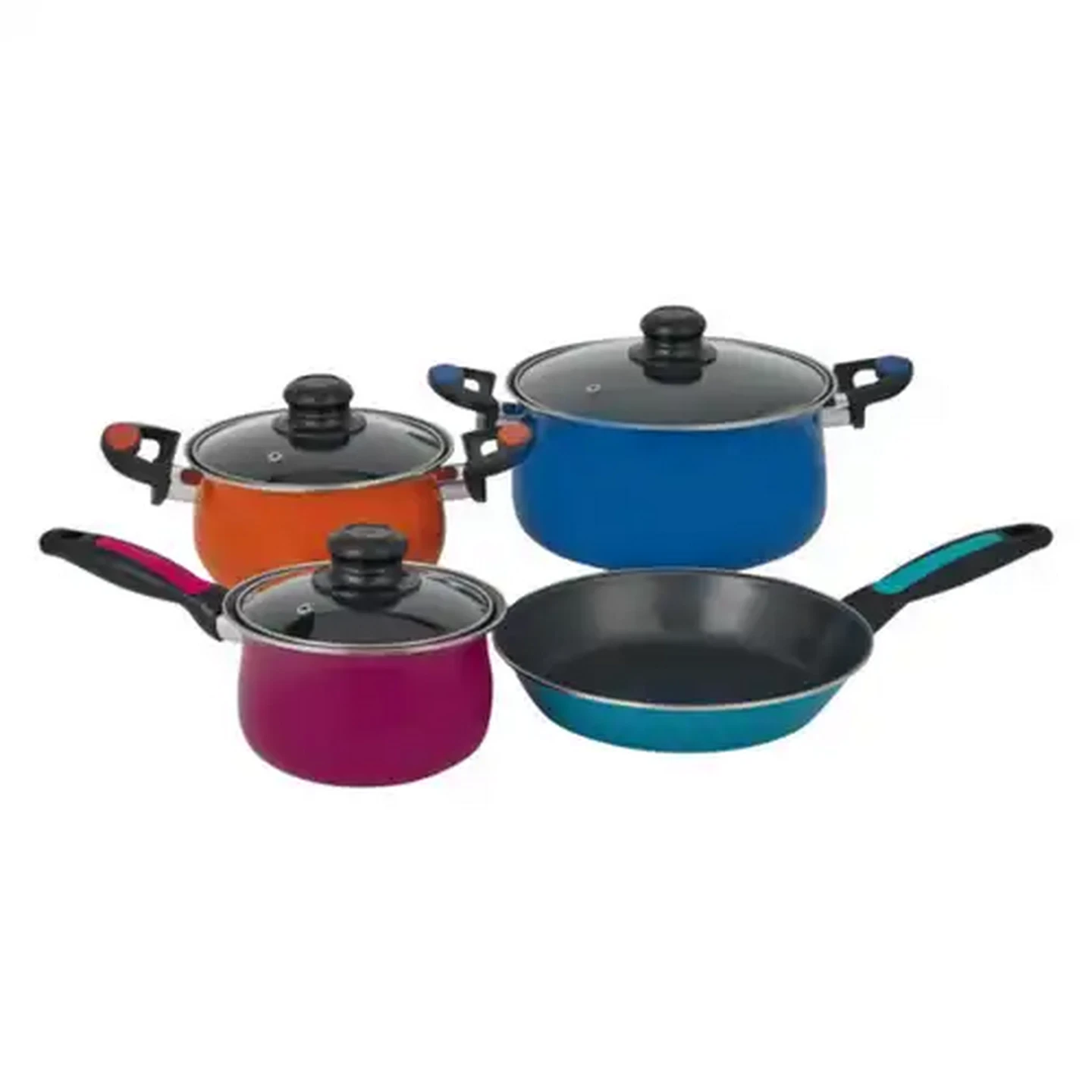 Image of Bright Carbon Steel Cookware Set 7 Piece