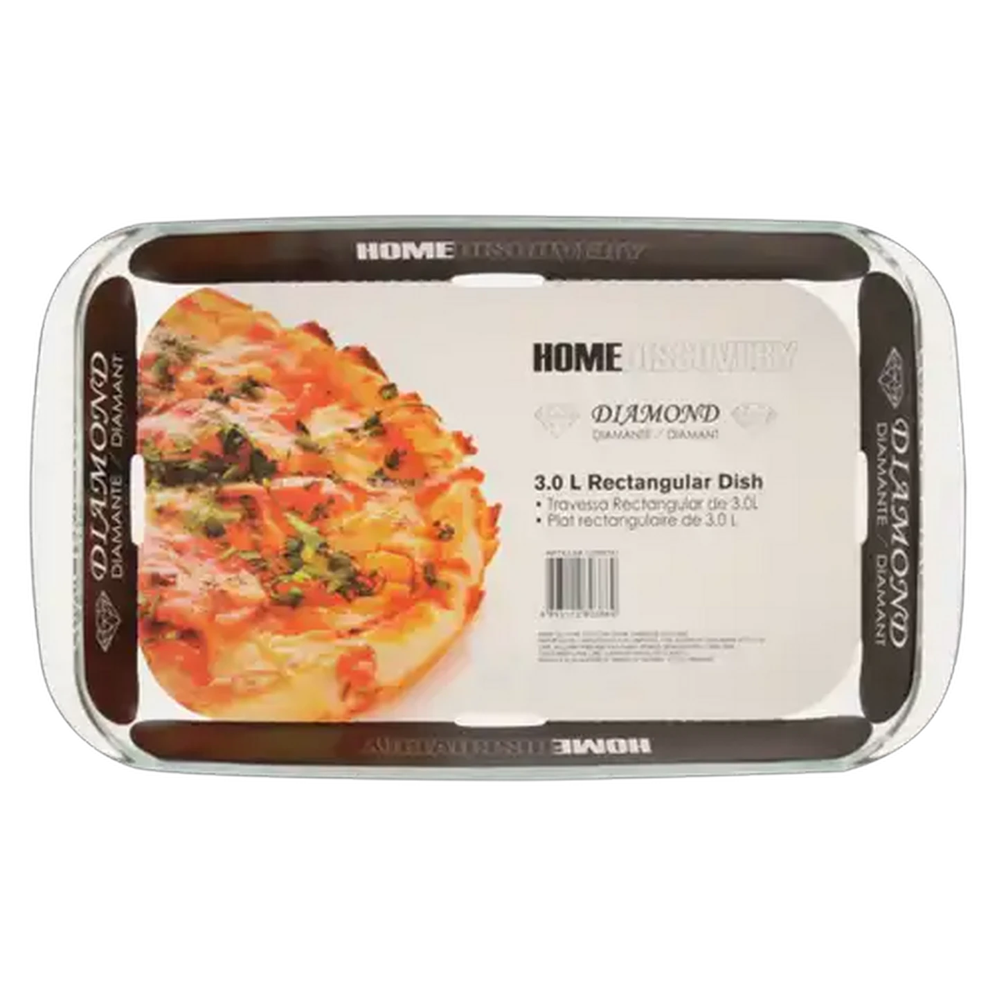 Image of Home Discovery Rectangle Glass Roaster 3L