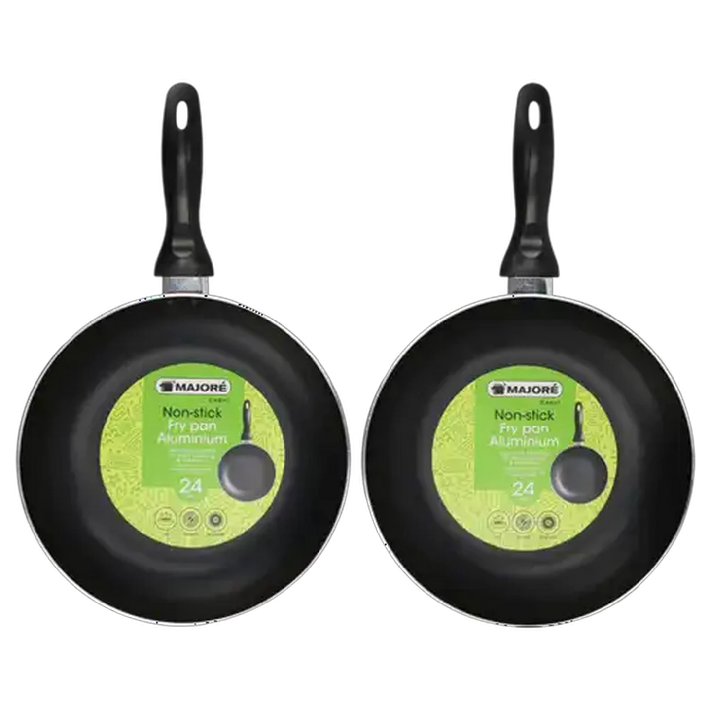 Image of Bastion Black Non-Stick Fry Pan 24cm