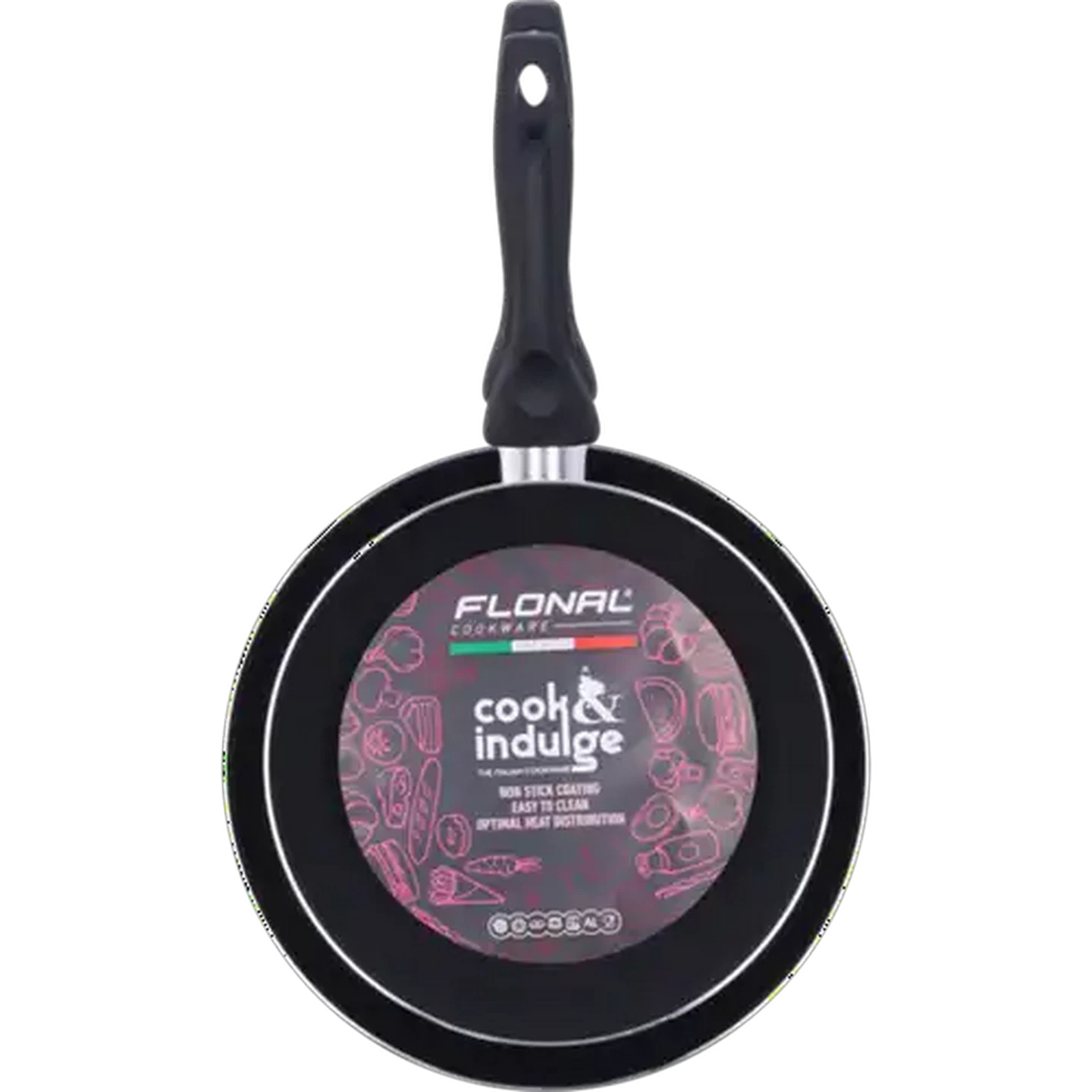 Image of Flonal Cook & Indulge Non-Stick Frying Pan Set 2-Piece
