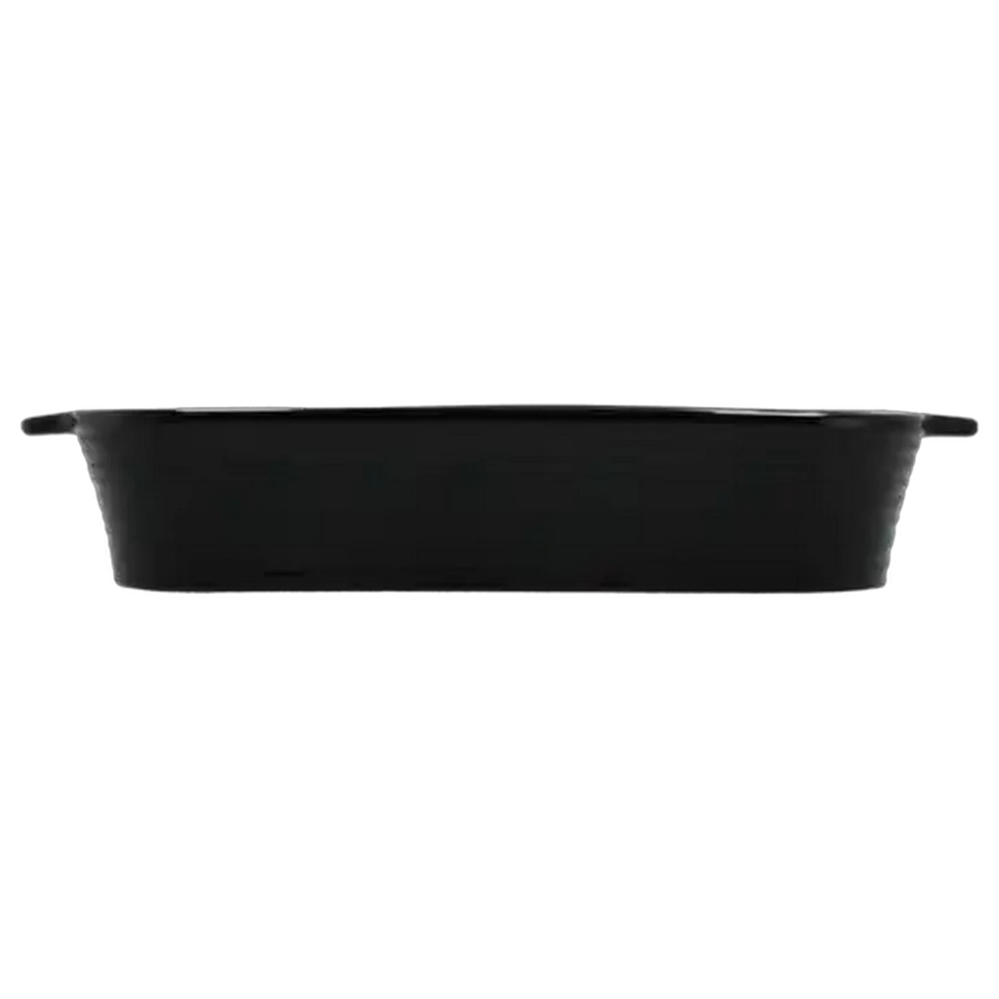 Image of Embossed Black Rectangle Baker Casserole 36cm