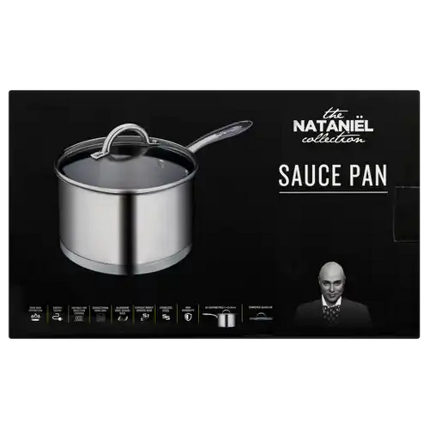 Image of The Nataniël Collection Stainless Steel Sauce Pot 20cm
