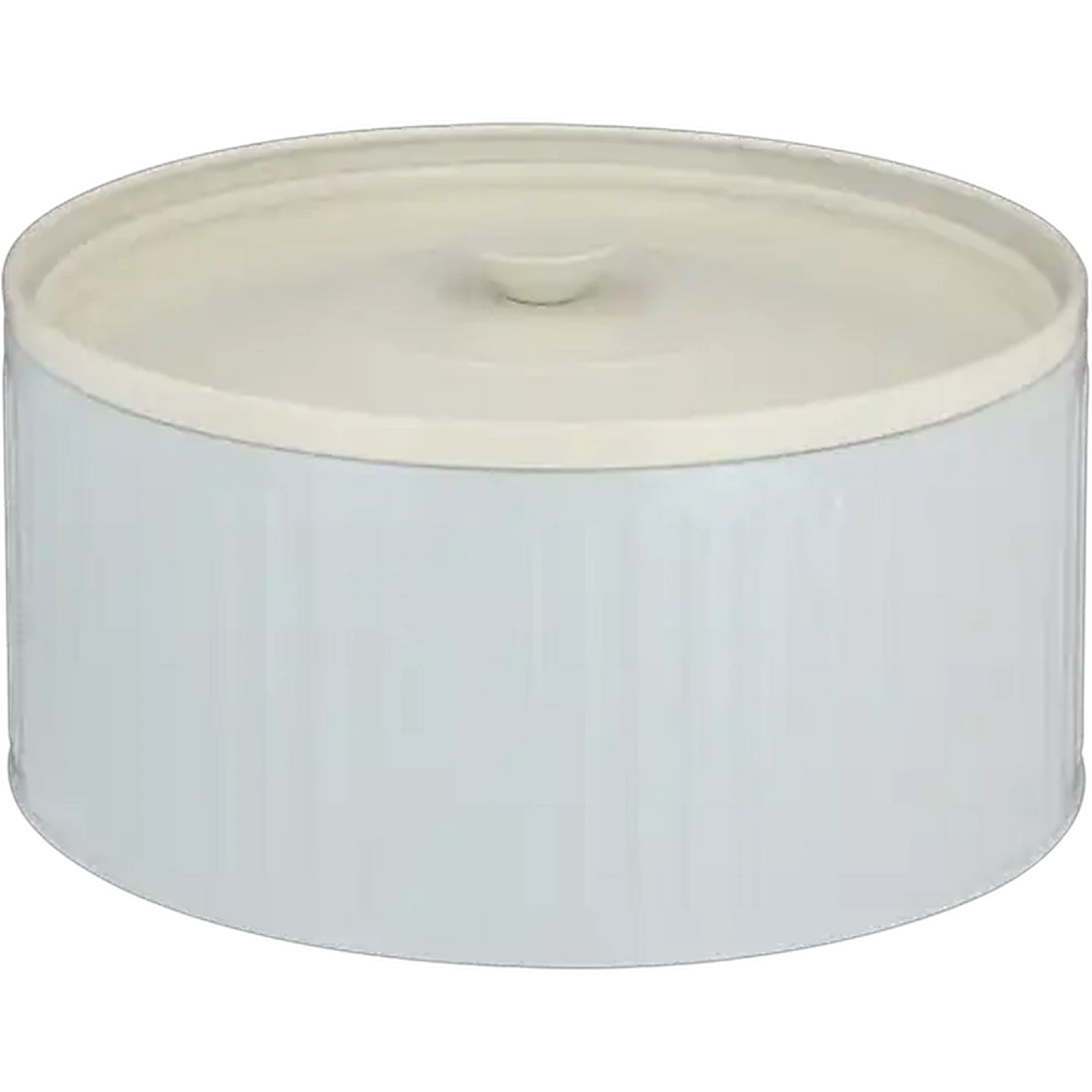 Image of Cream & Light Blue Cake Holder 25 x 25 x 12cm
