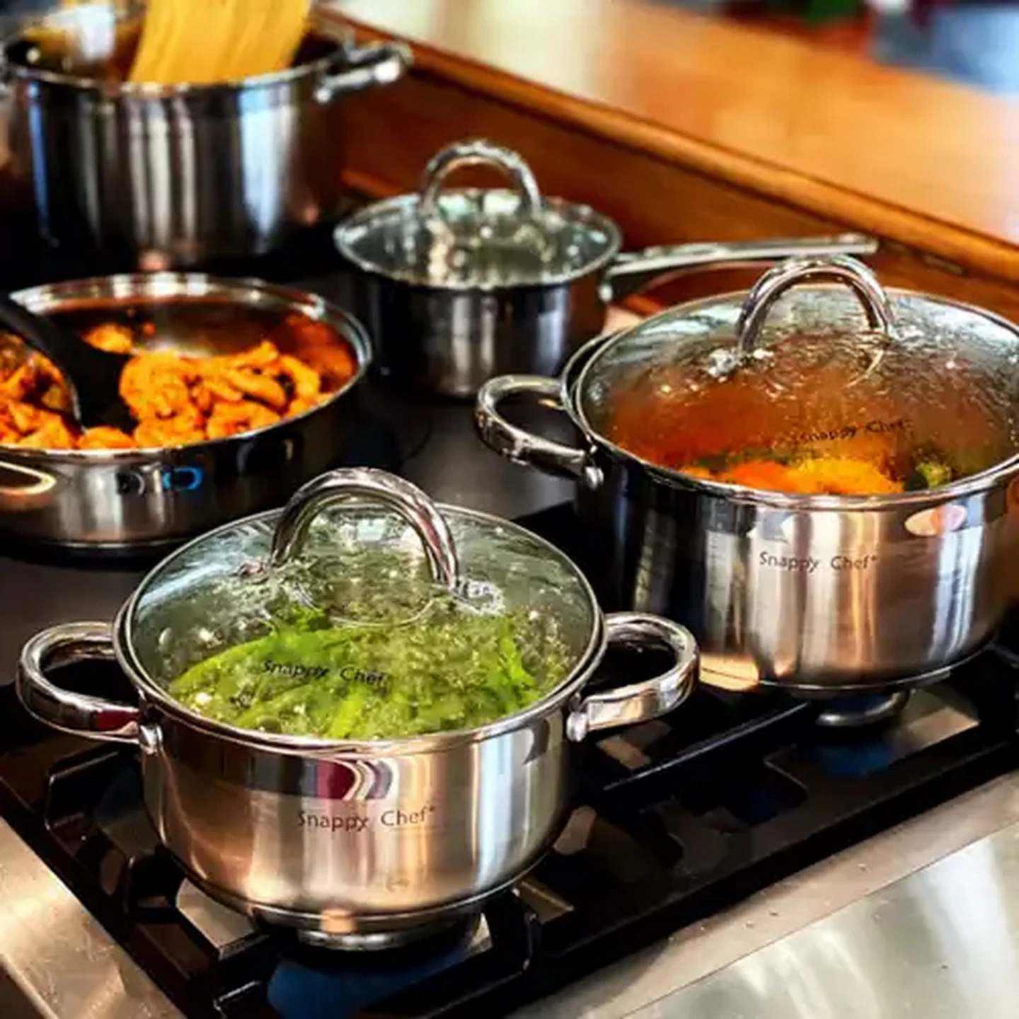 Checkers Sixty60 | Snappy Chef Platinum Cookware Set 12 Piece