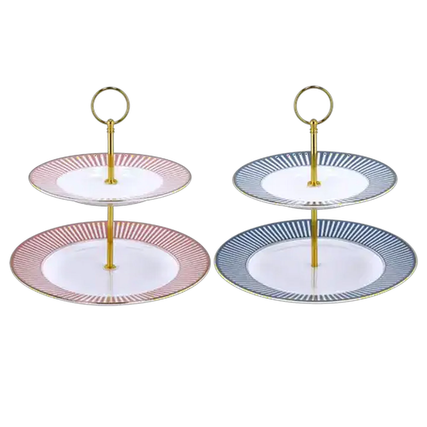 Image of Alice 2 Tier Cake Stand (Colour May Vary)