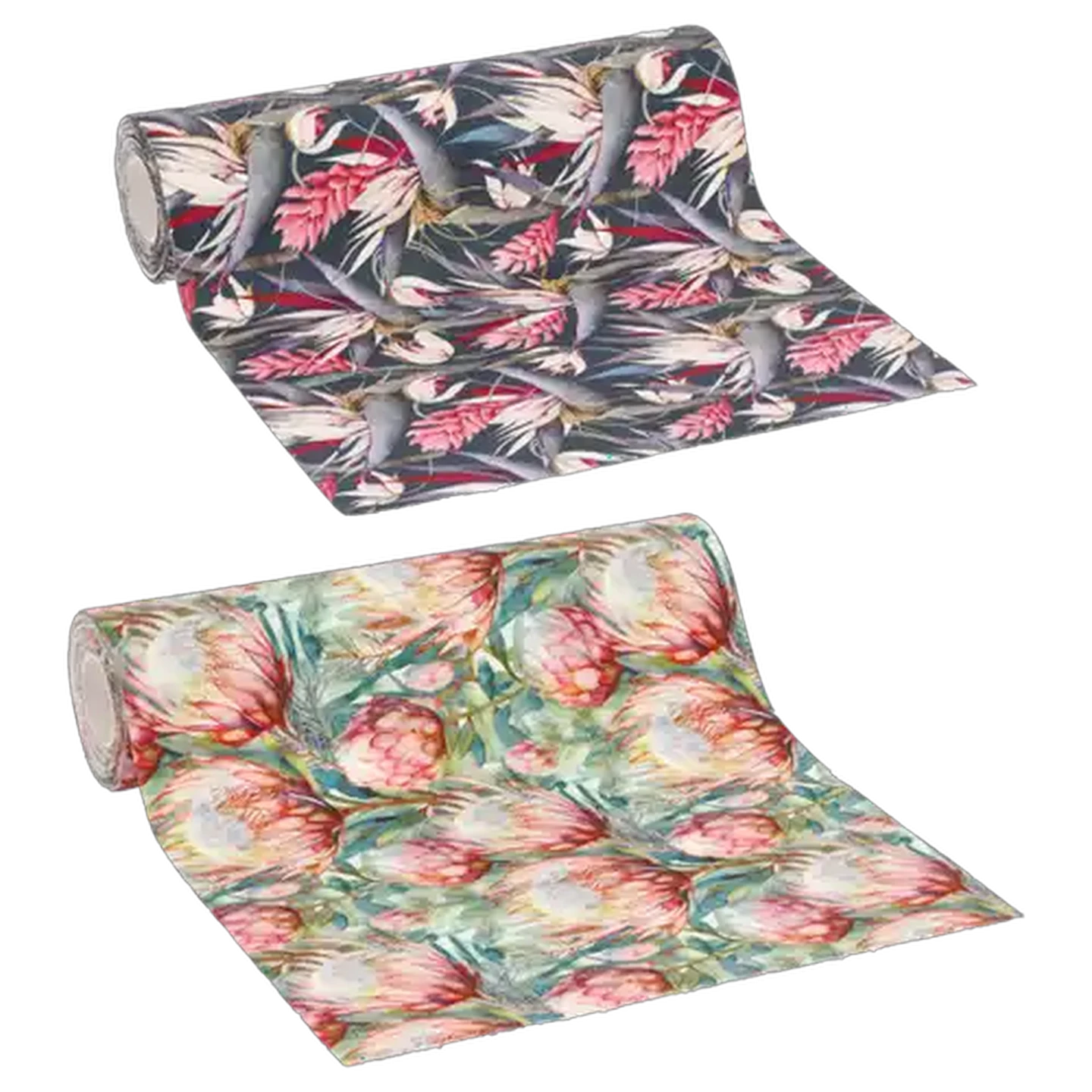 Image of Essentials Floral Print Microfibre Easy Tear Roll 30 x 30cm 24-Piece (Design May Vary)