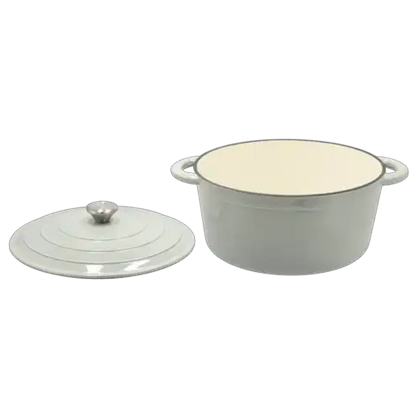 Image of Forage And Feast Cream Deep Casserole Pot 29cm