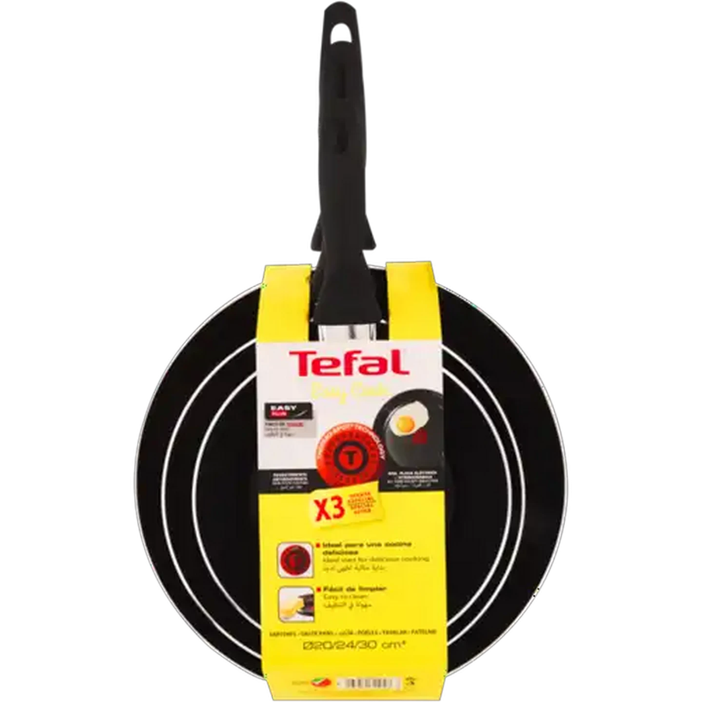 Image of Tefal Non-Stick Coating Fry Pan Set 3 Piece