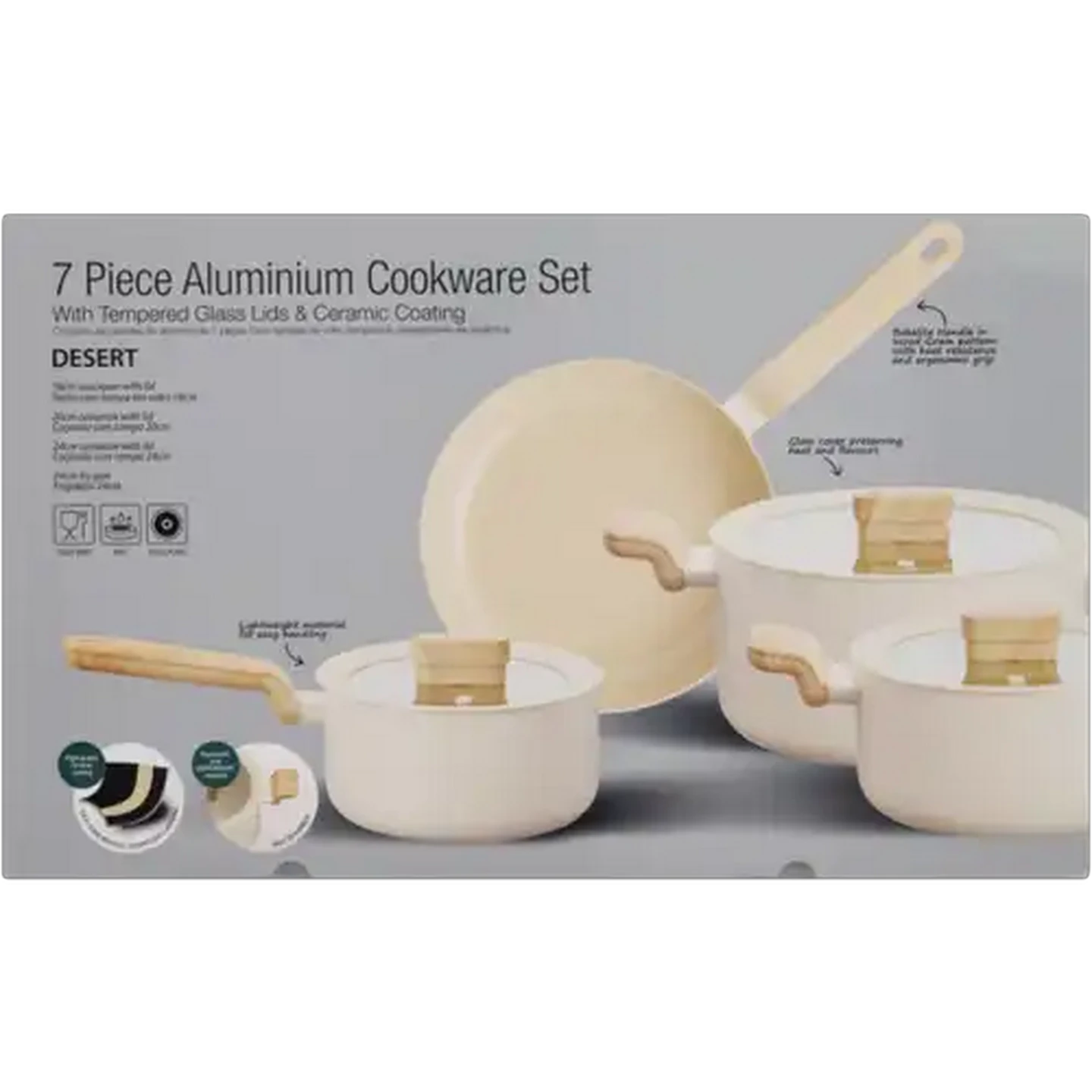 Image of Aluminium Cookware Set 7-Piece