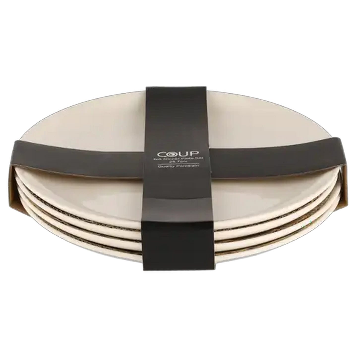 Image of Coup White Porcelain Dinner Plates 26.7cm 4-Pack