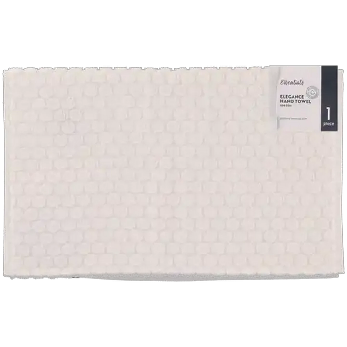 Image of Essentials Seattle White Elegance Cotton Hand Towel 40 x 71cm