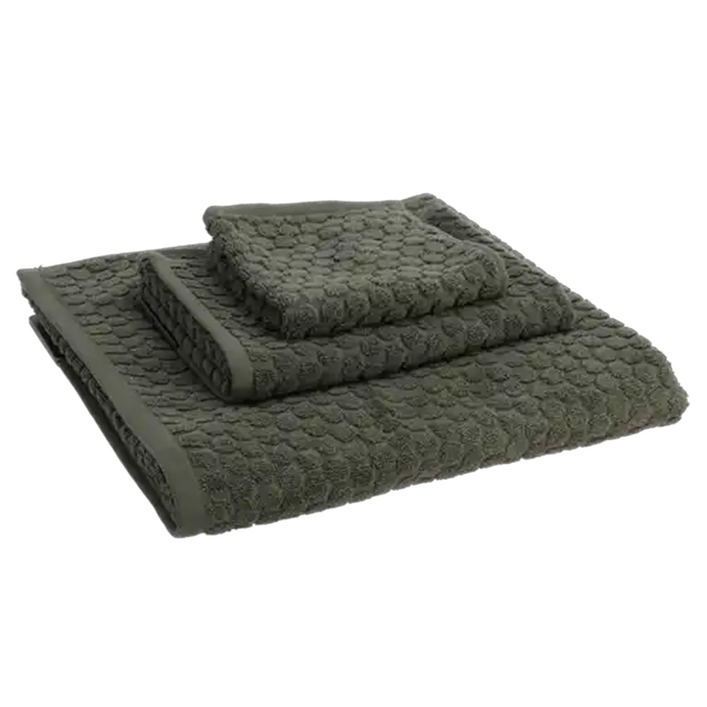 Image of Essentials Seattle Green Elegance Cotton Bath Towel 76 x 142cm