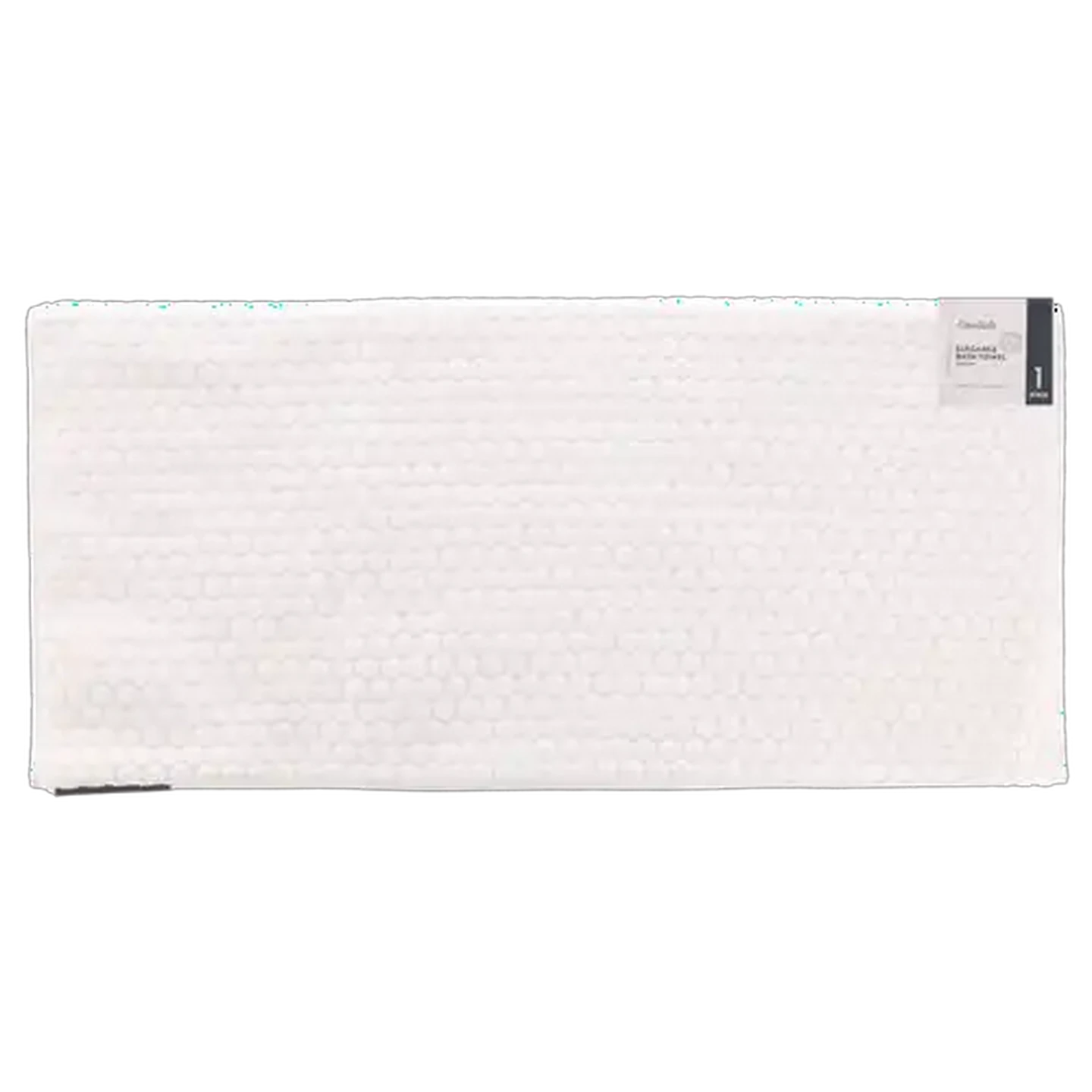 Image of Essentials Seattle White Elegance Cotton Bath Towel 76 x 142cm