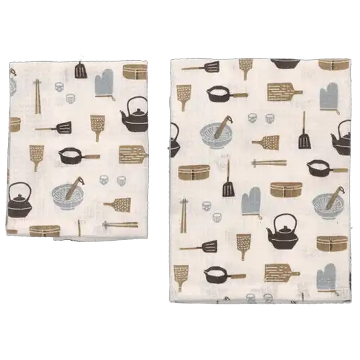 Image of Essentials Rio Print Towel & Swab Set 30 x 30, 40 x 60cm 2-Pack