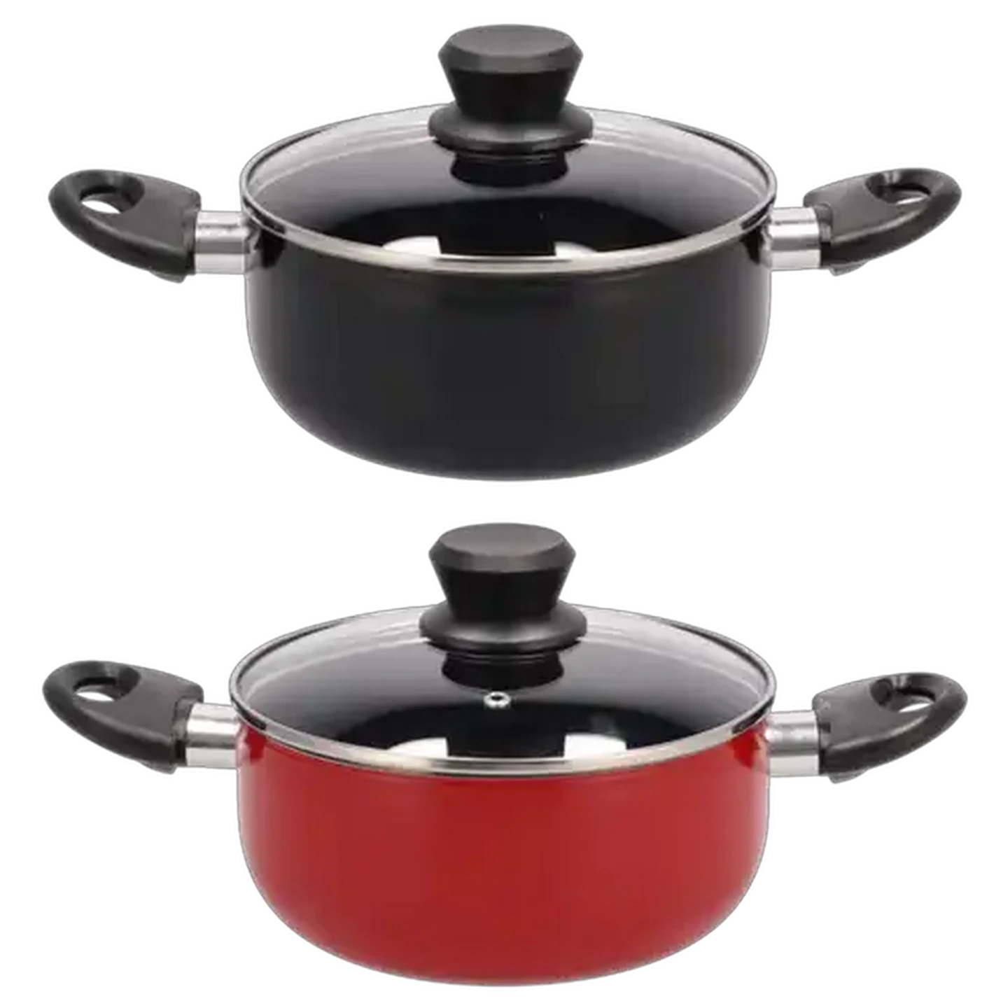Image of Majoré Easy Non-Stick Aluminium Casserole with Lid 20cm (Colour May Vary)