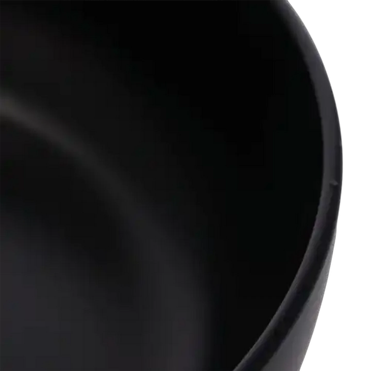 Image of Matt Black Salad Bowl 23.3cm