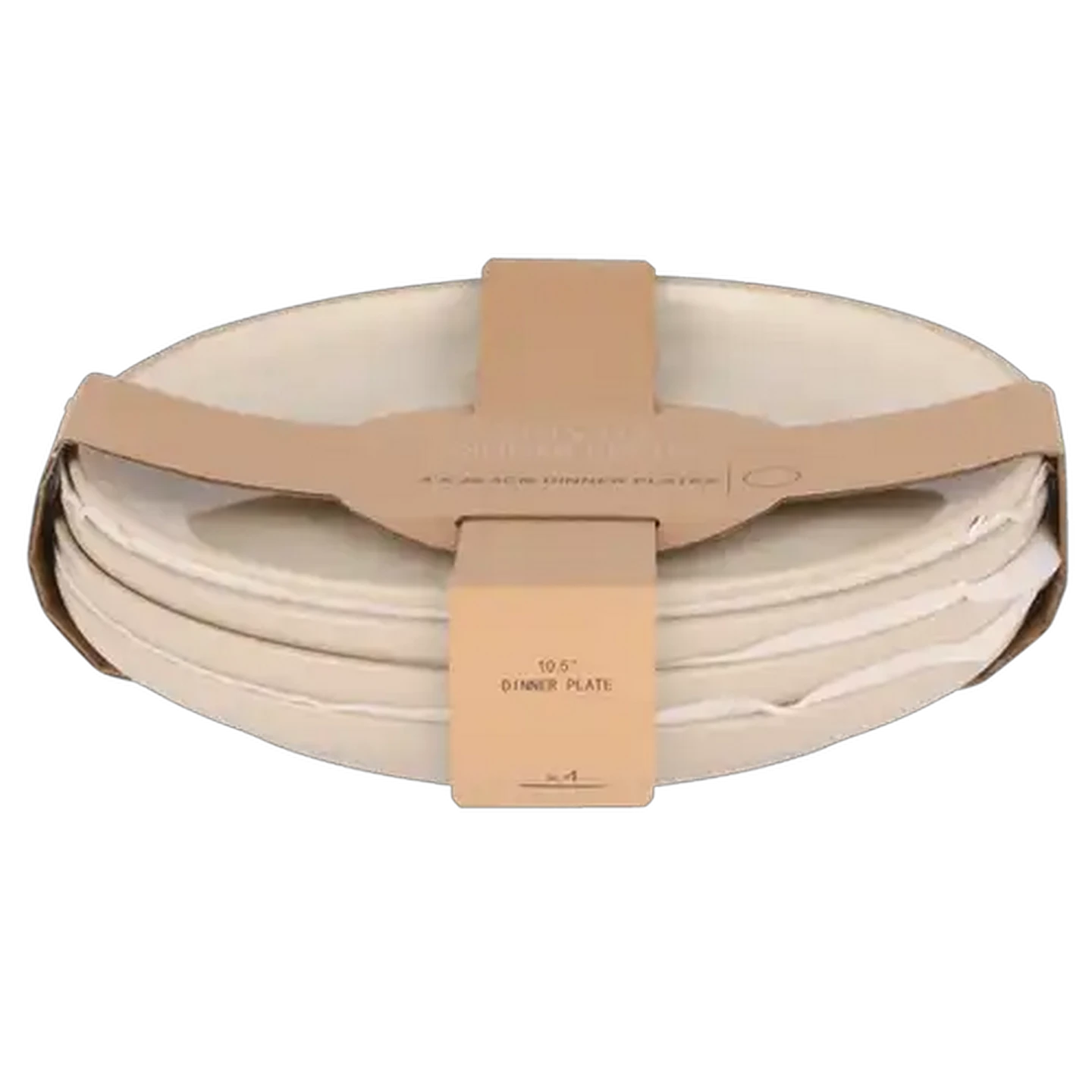 Image of Melville Cream Stoneware Dinner Plates 26.5cm 4-Pack