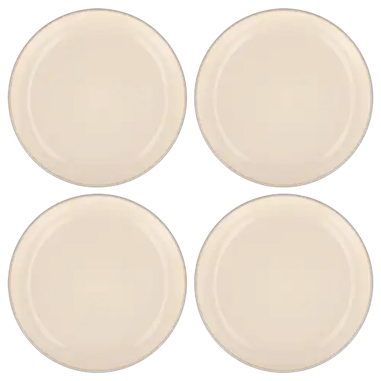 Image of Melville Cream Stoneware Dinner Plates 26.5cm 4-Pack