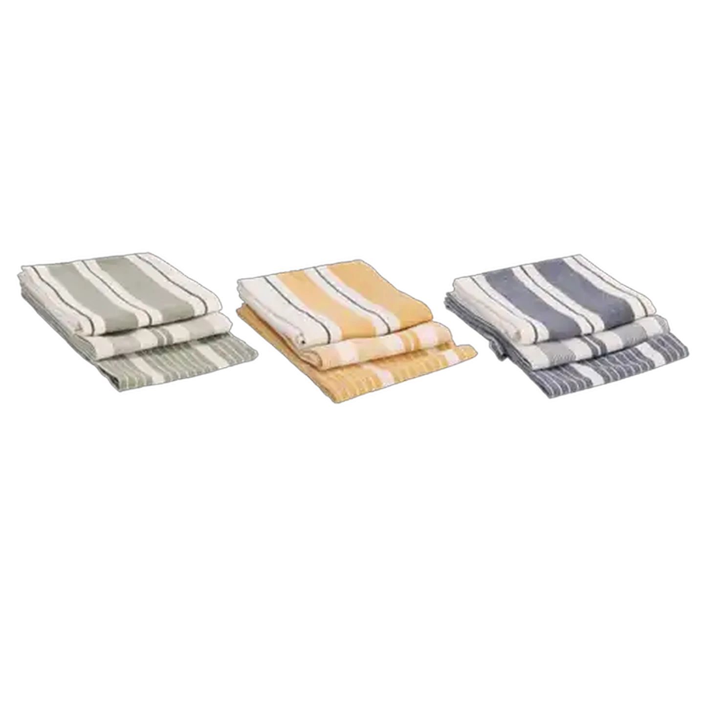 Image of Essentials Scottish Woven Cotton Kitchen Cloths 45 x 70cm 3-Pack (Colour May Vary)