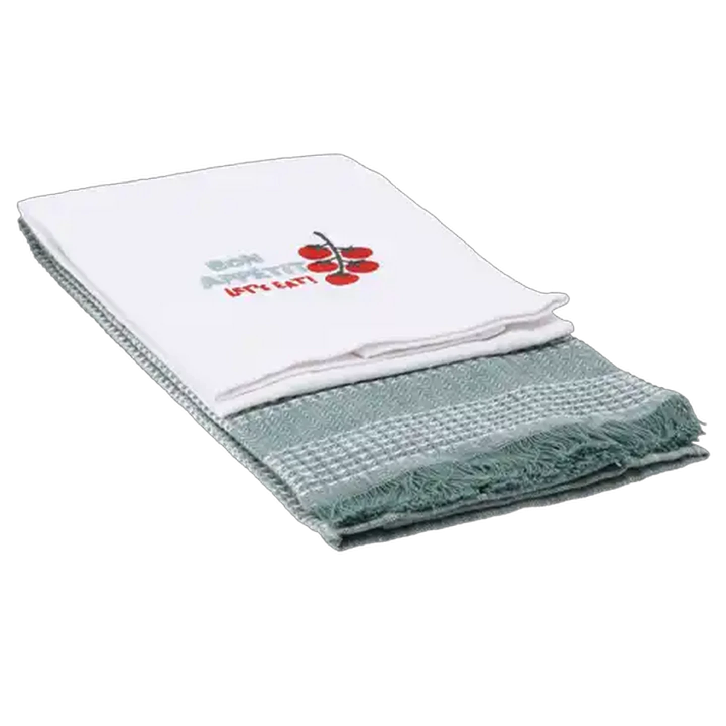 Image of Essentials Dijon Woven Kitchen Cloth 40 x 60cm 2-Pack (Design May Vary)