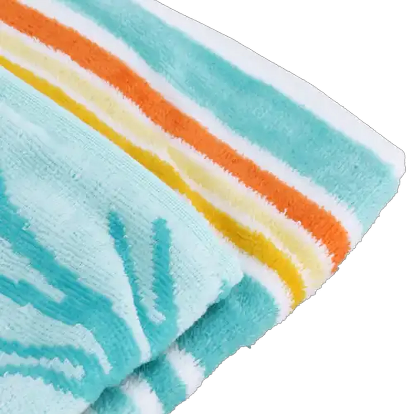 Image of Laguna Aqua Velour Beach Towel Combo 71.1 x 147.3cm 2-Pack