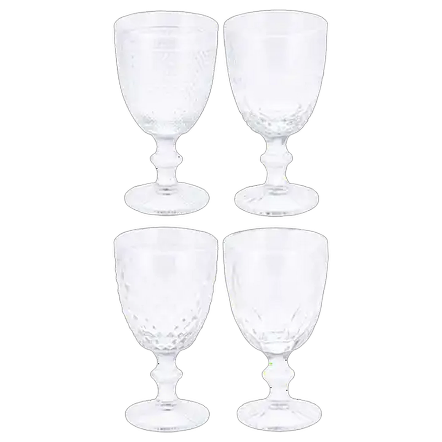 Image of Nova Stemmed Wine Glass Set 330ml 4-Pack (Colour May Vary)