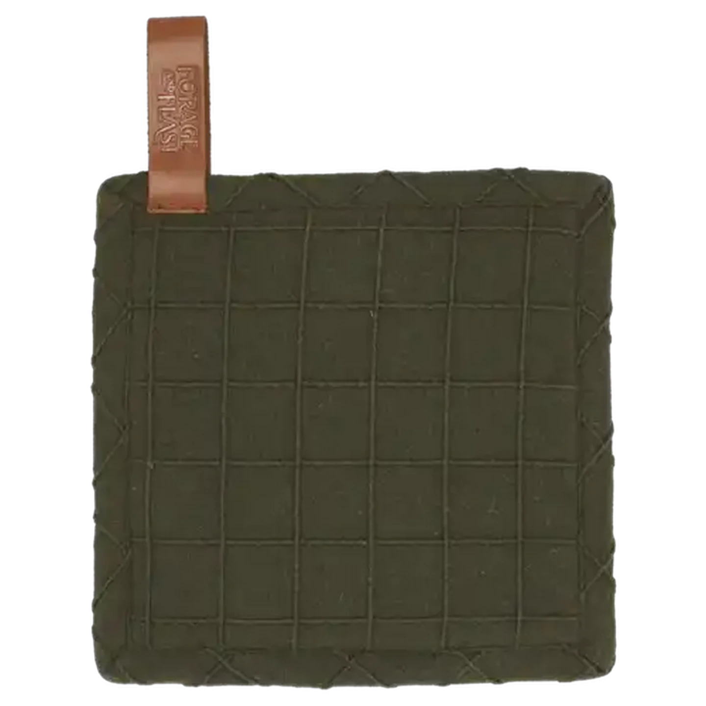Image of Forage And Feast Olive Forra Potholder 20 x 20cm