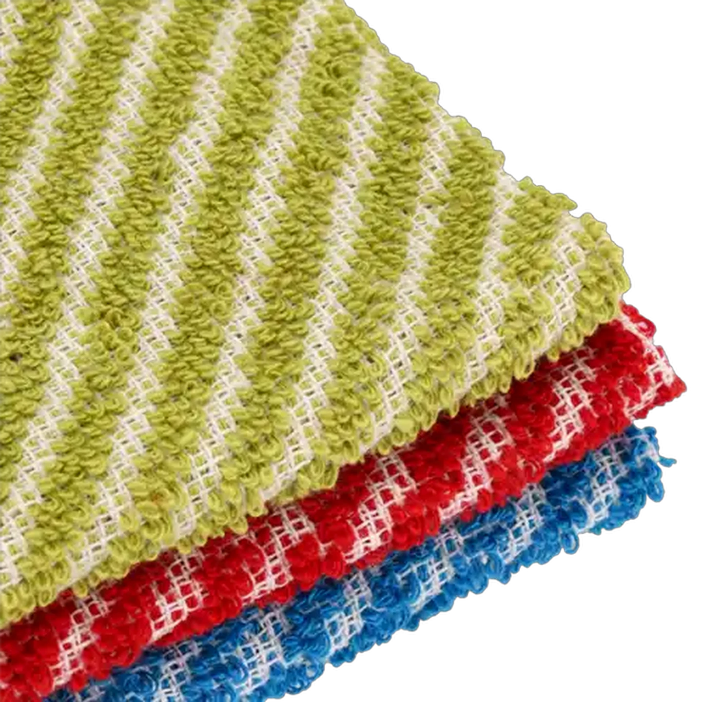 Image of Essentials Terry Stripes Kitchen Towels 35 x 50cm 3-Pack